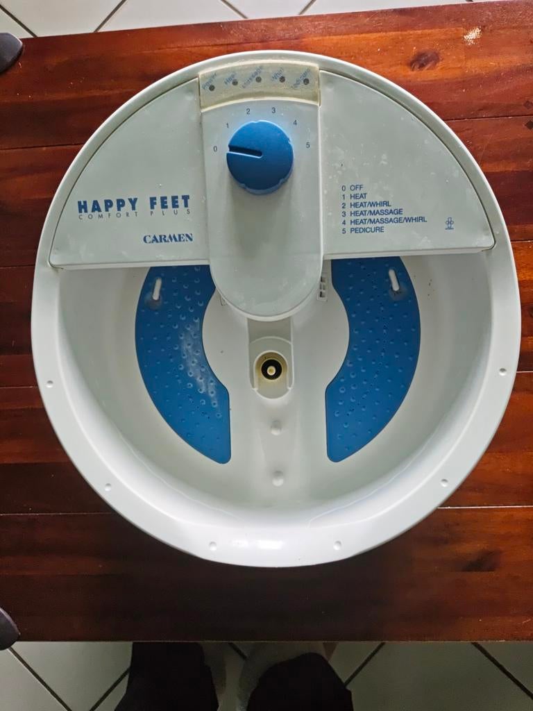 Carmen Happy Feet Comfort Plus Voetenbad met Massage, Witgoed en Apparatuur, Persoonlijke-verzorgingsapparatuur, Ophalen of Verzenden