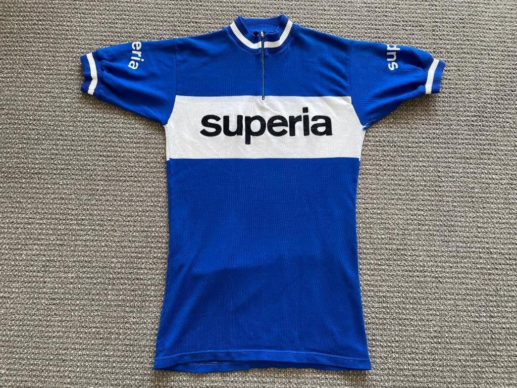 vintage Superia wielershirt, Verzenden, Gebruikt, Bovenkleding