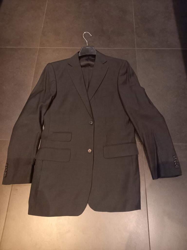 Antraciet kleurig pak met overhemden mt 94, Kleding | Heren, Onbekend, Maat 48/50 (M), Ophalen of Verzenden, Zo goed als nieuw
