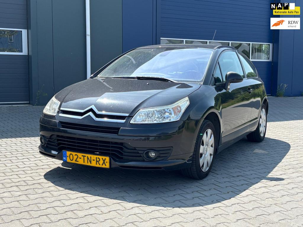 Citroen C4 Coupé 1.6-16V Image | Airco + Cruise control |, Auto's, Citroën, Voorwielaandrijving, Gebruikt, 4 cilinders, Zwart