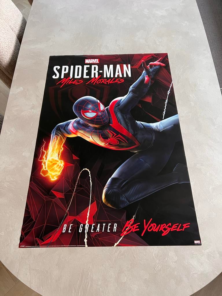 Marvel Spider-Man Miles Morales Poster 90x60cm, Ophalen, Rechthoekig Staand, Deurposter of groter, Nieuw