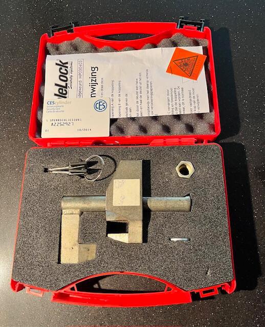 Beveiligingsslot caravan/aanhanger DoubleLock  Compact Eagle, Motoren, Accessoires | Sloten, Gebruikt, Ophalen of Verzenden