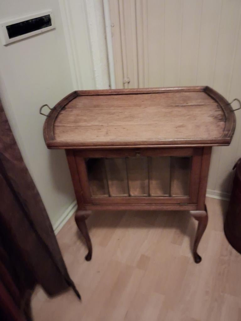 Antiek Theekastje met Dienblad - Elegant en Functioneel, Antiek en Kunst, Antiek | Woonaccessoires, Ophalen