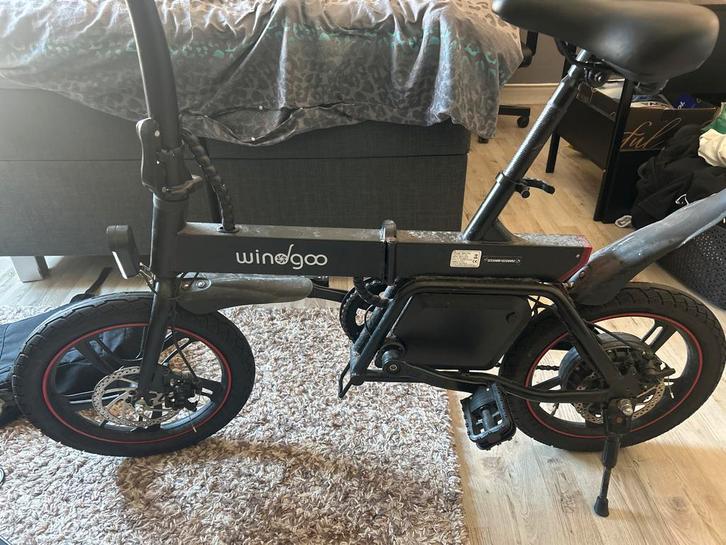 Windgoo B20 elektrische fiets met lader, Fietsen en Brommers, Elektrische fietsen, Gebruikt, Overige merken, Minder dan 47 cm