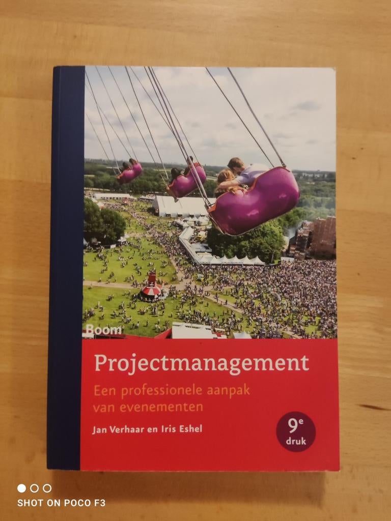 Boek - Projectmanagement, Boeken, Ophalen of Verzenden, Zo goed als nieuw, Management, Jan Verhaar en Iris Eshel