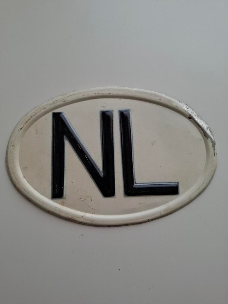 NL landenplaatje oldtimer, Ophalen of Verzenden
