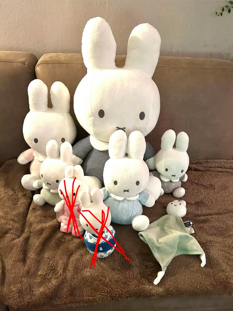 Miffy Knuffel Collectie, Ophalen of Verzenden, Zo goed als nieuw, Overige typen
