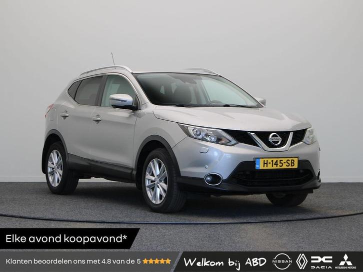 Nissan Qashqai 1.6 Tekna 17" | Climate control | Ledverlicht, Auto's, Nissan, Bedrijf, Te koop, Qashqai, 360° camera, ABS, Achteruitrijcamera