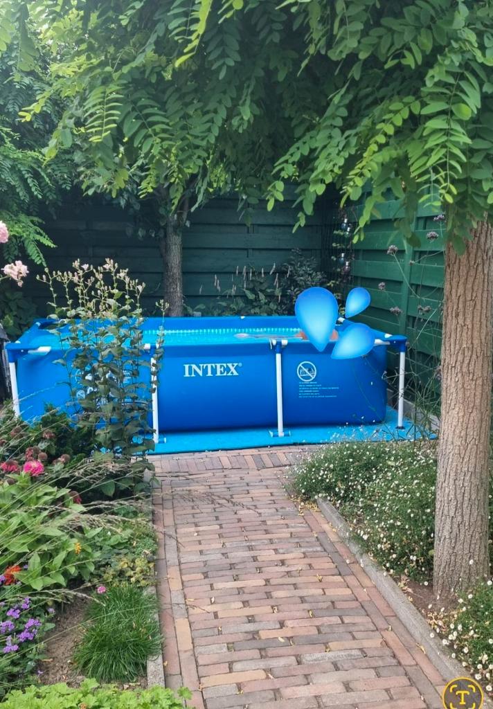 Zwembad compleet, Tuin en Terras, Zwembaden, Opzetzwembad, Minder dan 80 cm, Minder dan 200 cm, Rechthoekig, Ophalen