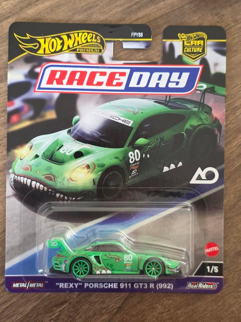 Hot Wheels "Rexy" Porsche 911 GT3 R (992), Ophalen of Verzenden