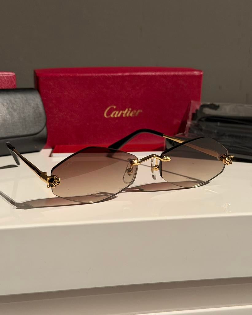 Cartier zonnebril, Sieraden, Tassen en Uiterlijk, Zonnebrillen en Brillen | Dames, Verzenden, Nieuw, Overige merken