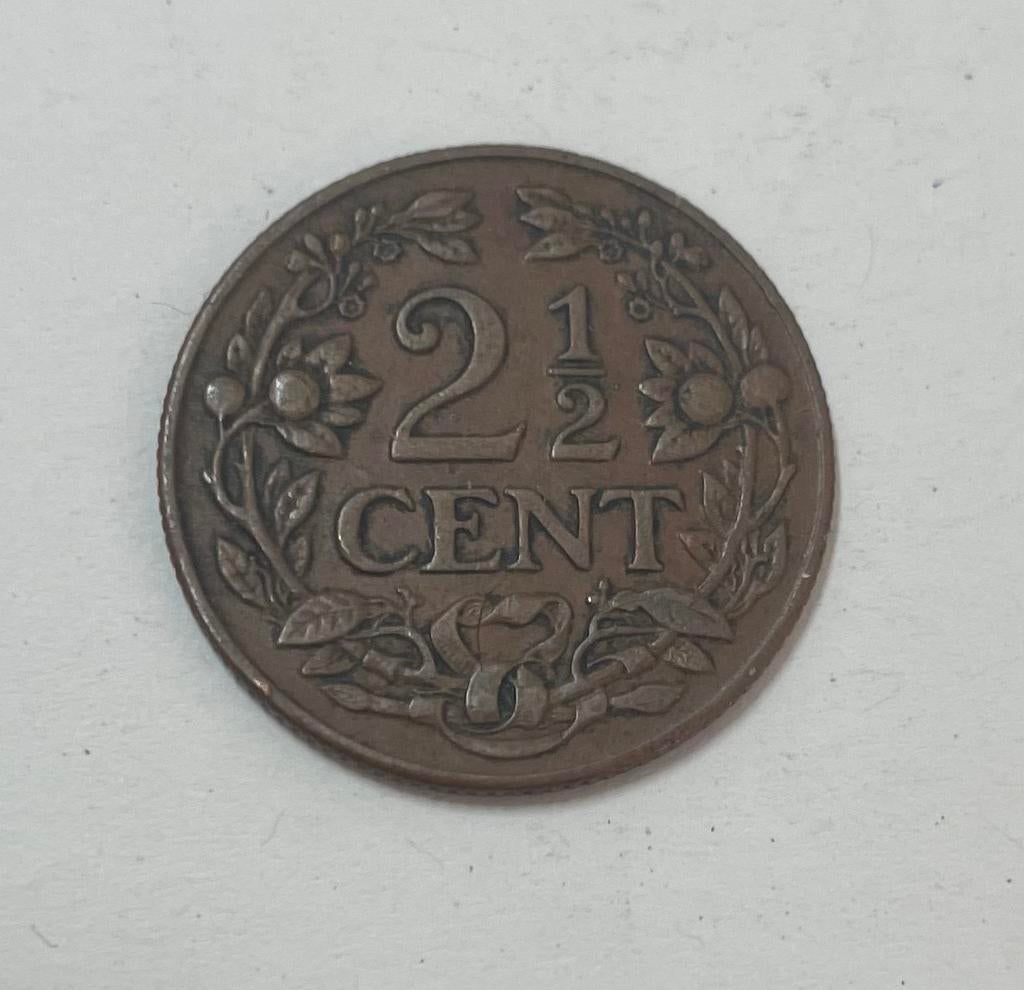 2,5 cent Curacao 1944, Postzegels en Munten, Ophalen of Verzenden, Koningin Wilhelmina