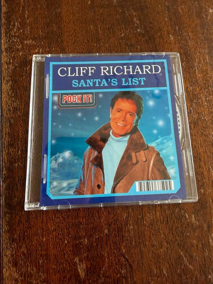 Cliff Richard - Santa's List (3" CD Single), Cd's en Dvd's, Cd's | Kerst en Sinterklaas, Zo goed als nieuw, Kerst, Ophalen of Verzenden