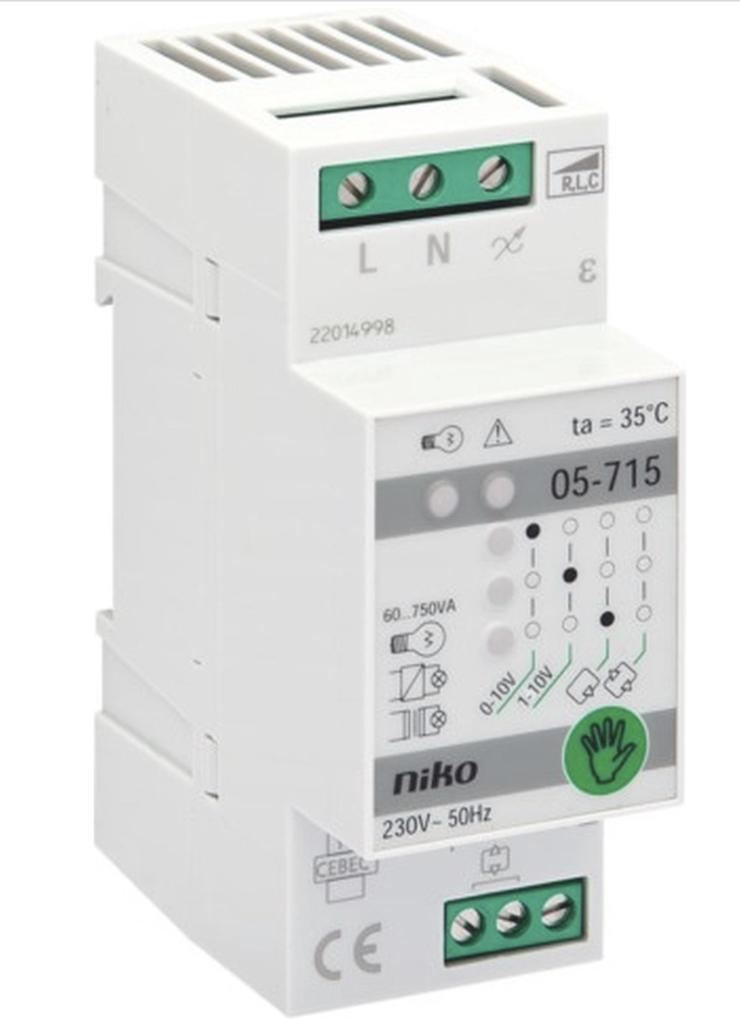 Niko DIN-rail dimmer 750VA, Doe-het-zelf en Verbouw, Ophalen of Verzenden, Gebruikt, Overige typen