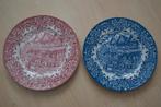 Royal Tudor, 2 bordjes, Gebruikt, Ophalen of Verzenden, Overige stijlen, Kop(pen) en/of Schotel(s)