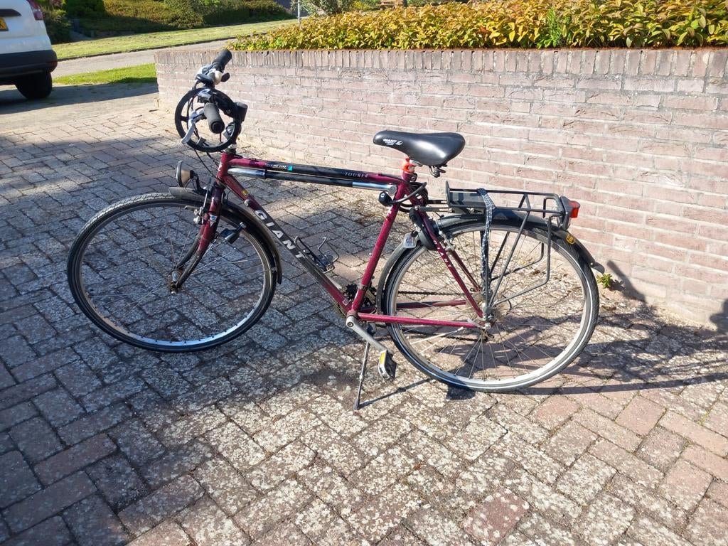 Giant Tourer herenfiets, Fietsen en Brommers, Fietsen | Heren | Herenfietsen, Ophalen, Gebruikt, Giant, Versnellingen