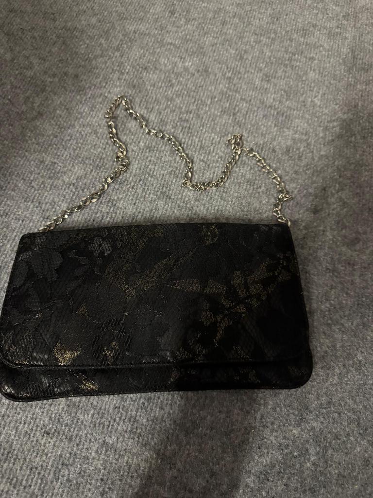 Clutch in nette staat, Ophalen of Verzenden, Zo goed als nieuw, Zwart, Avondtasje