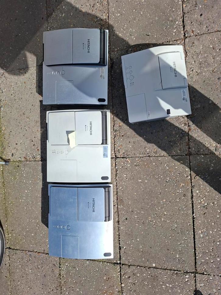 Partij Hitachi beamers - werkend, Audio, Tv en Foto, Beamers, Gebruikt, LCD, Overige resoluties, Ophalen of Verzenden