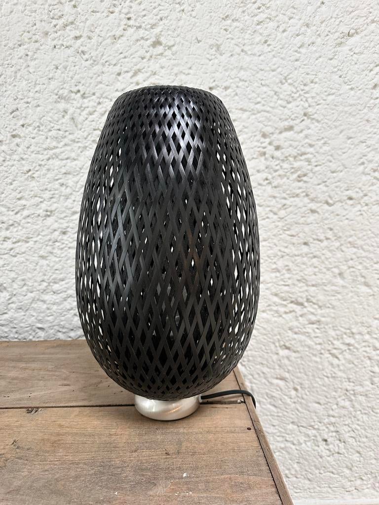 Zwarte BOJA Tafellamp Ikea - Sfeervolle Verlichting, Ophalen, Zo goed als nieuw