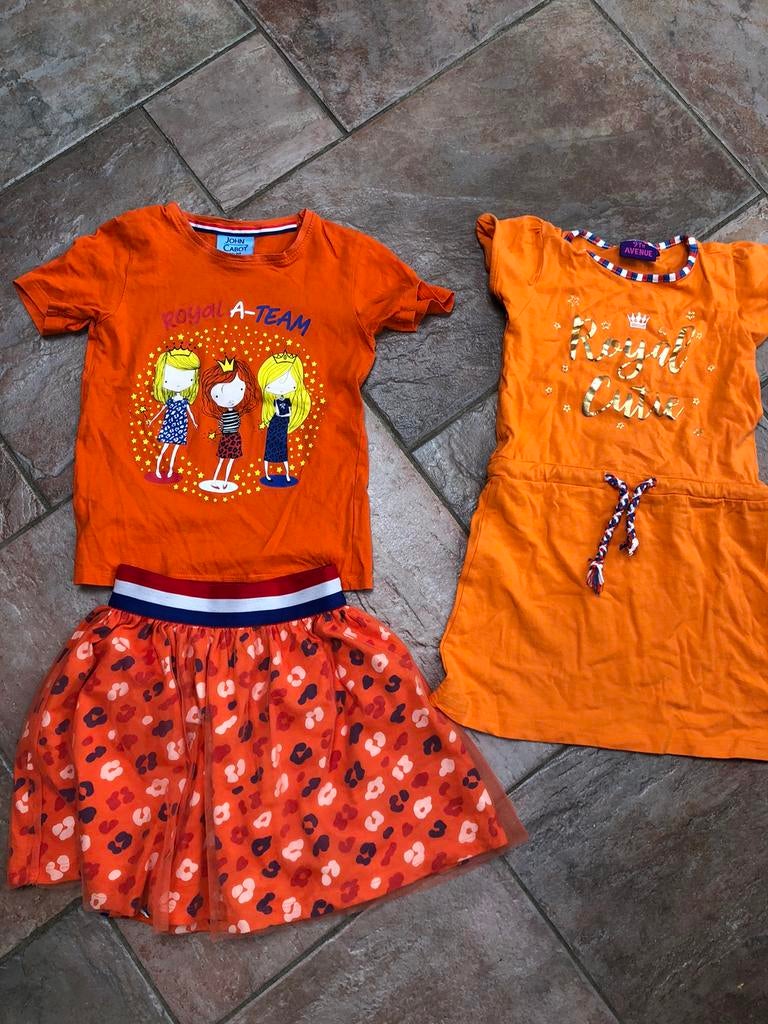 Koningsdag kleren, Kinderen en Baby's, Ophalen of Verzenden, Zo goed als nieuw, Meisje, Jurk of Rok