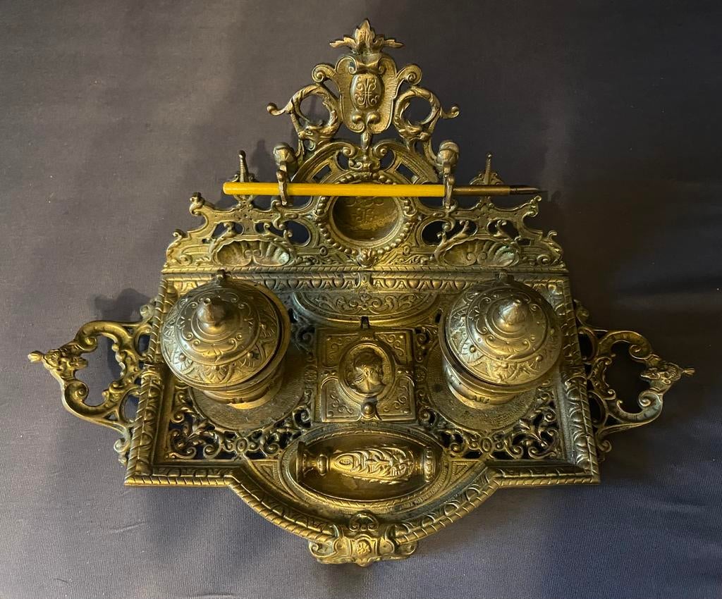 Antiek inktstel, Antiek en Kunst, Ophalen of Verzenden