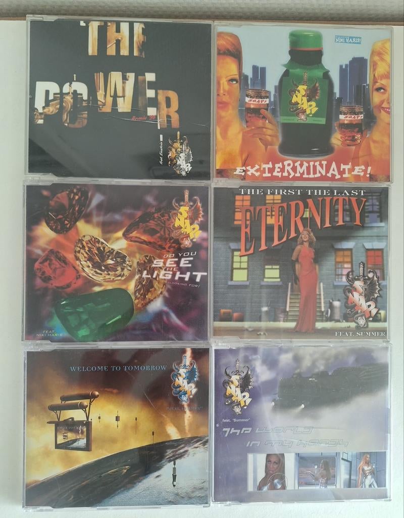 Snap cd collectie 6x orgineel cds, Verzenden, Zo goed als nieuw, Dance Populair