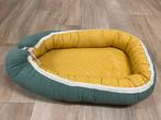 Handgemaakt babynestje wafelstof geel/groen, Ophalen, Zo goed als nieuw
