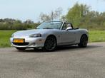 Mazda MX-5 2002 | 1.8L VVT & 6 BAK | SPORTIVE | DIKKE BAK, Auto's, Achterwielaandrijving, Zwart, Cabriolet, 1840 cc
