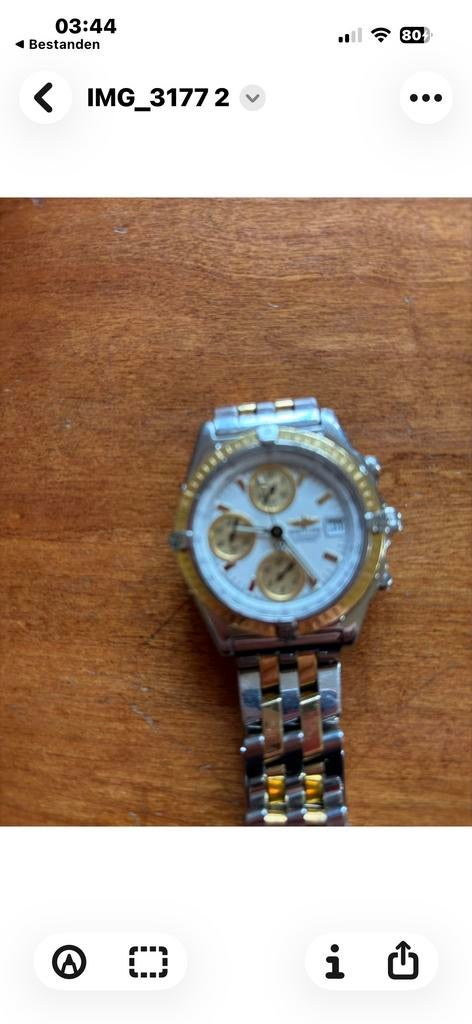 Breitling Chronomat D13050.1 Herenhorloge Staal/Goud, Gebruikt, Staal, Breitling, Polshorloge