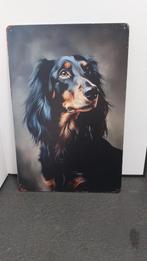 Metalen bord met hond - Teckel - 20x30cm, Ophalen of Verzenden, Nieuw