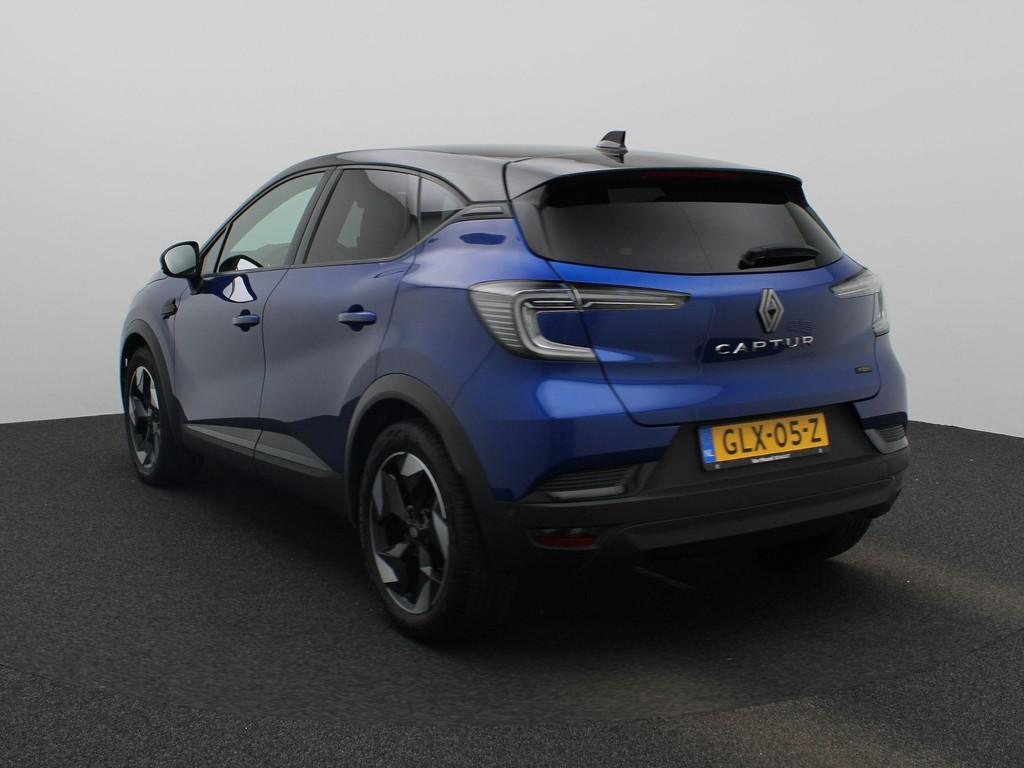 Renault Captur 1.6 E-Tech Full Hybrid 145Pk Techno | Google, 1345 kg, Stof, Gebruikt, Blauw