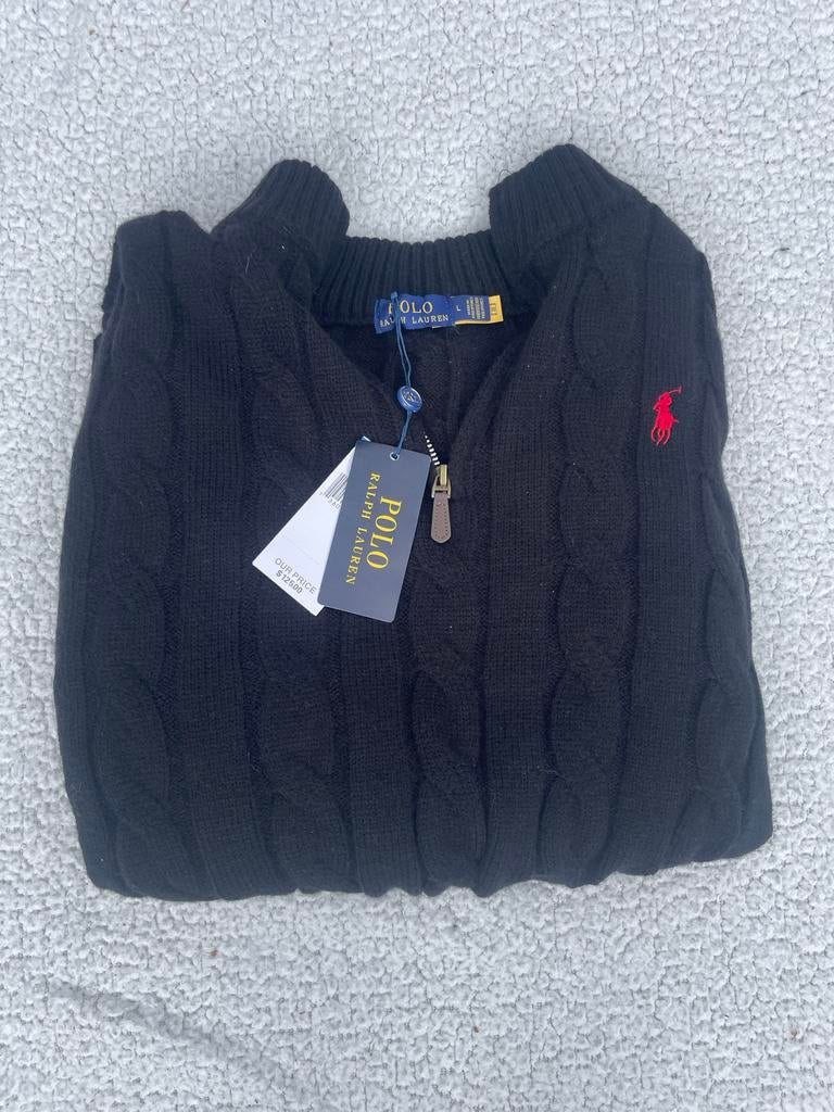 Polo Ralph Lauren trui zwart, maat L, Ophalen of Verzenden, Nieuw, Maat 52/54 (L), Zwart