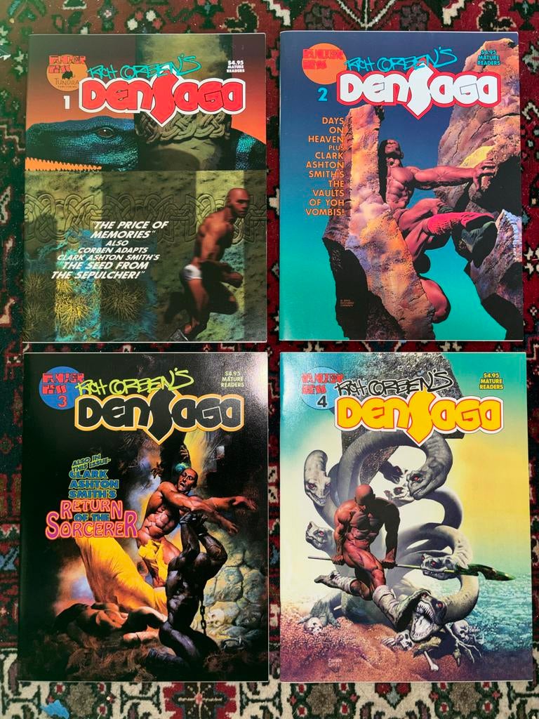 DENSAGA #1-4 Complete Serie - Near Mint Staat, Complete serie of reeks, Ophalen of Verzenden, Zo goed als nieuw