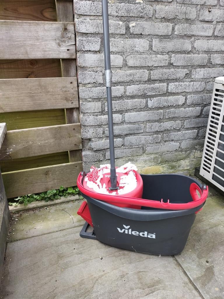 Vileda roterende mopset, Ophalen