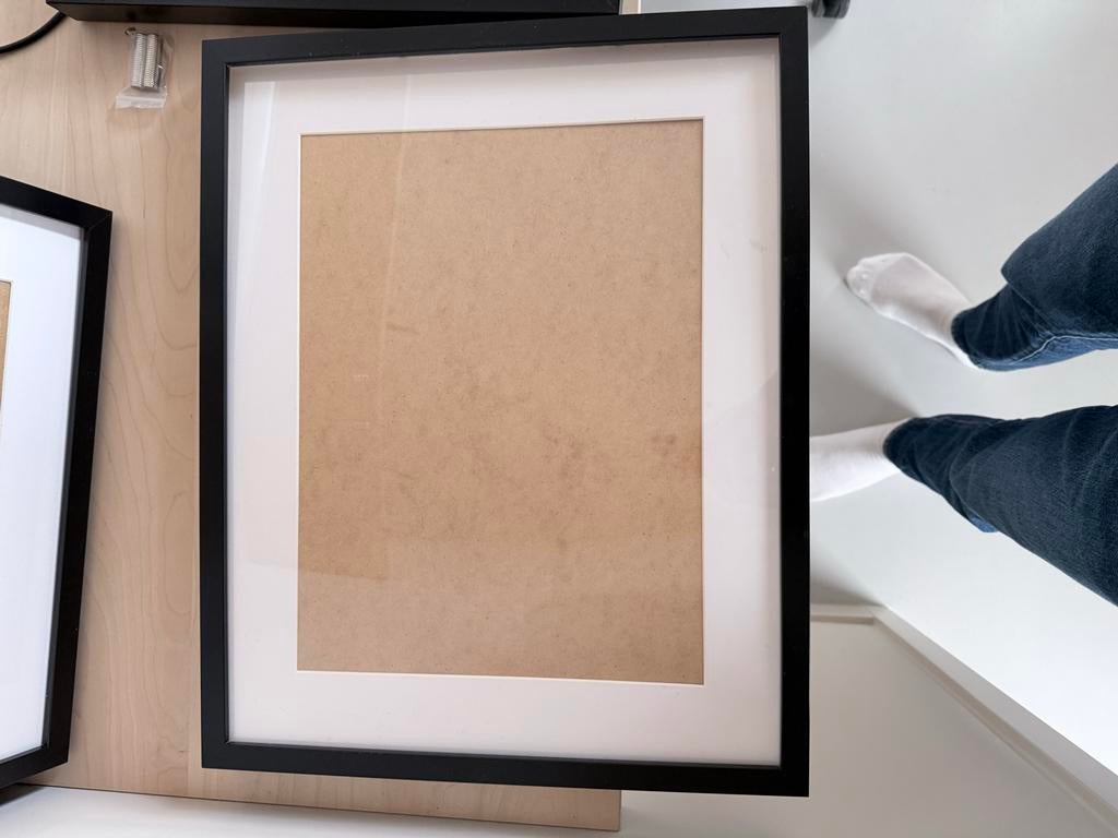 IKEA Ribba fotolijsten 11 stuks - zwart, Ophalen, Minder dan 50 cm, Zo goed als nieuw, Minder dan 50 cm