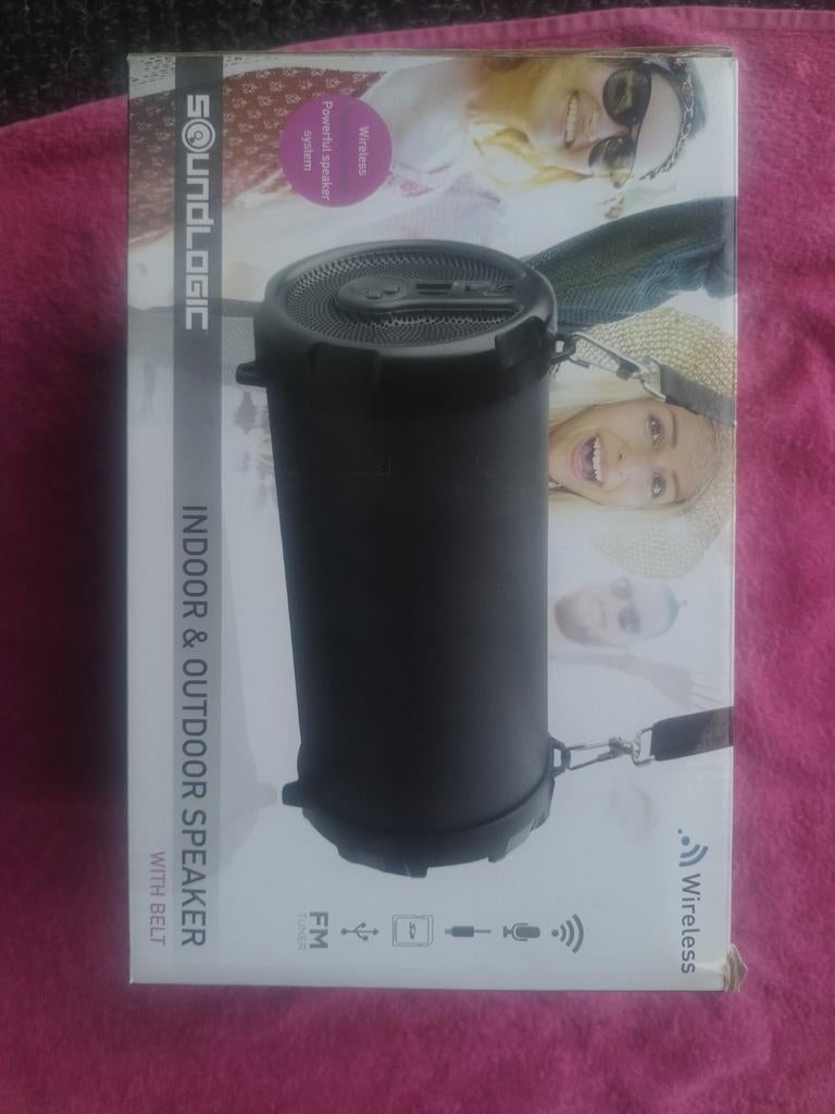 Soundlogic draadloze speaker met riem, Audio, Tv en Foto, Luidsprekers, Ophalen