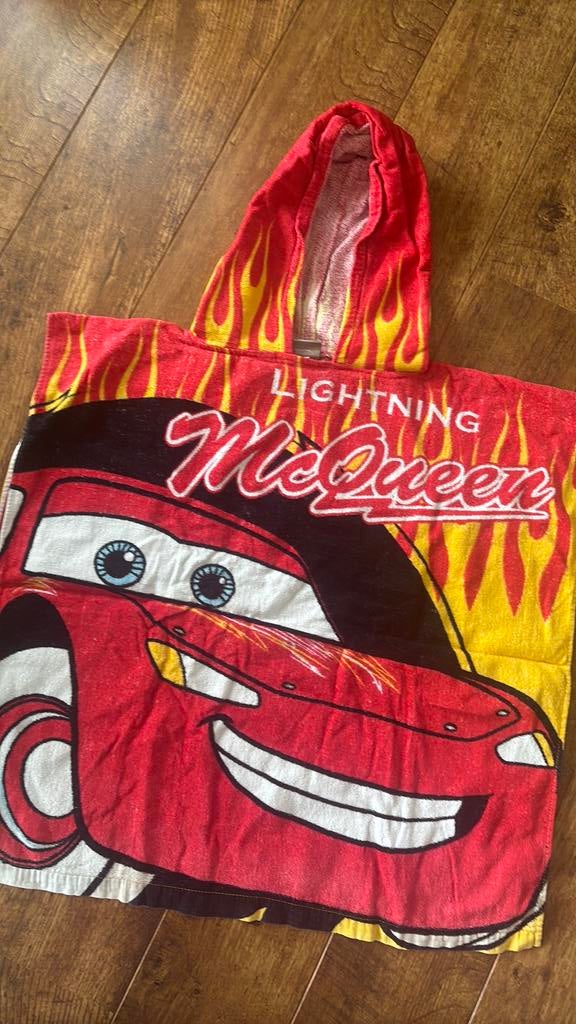 Cars Mc Lightning badcape badponcho, Jongen of Meisje, One size, Ophalen of Verzenden, Zo goed als nieuw