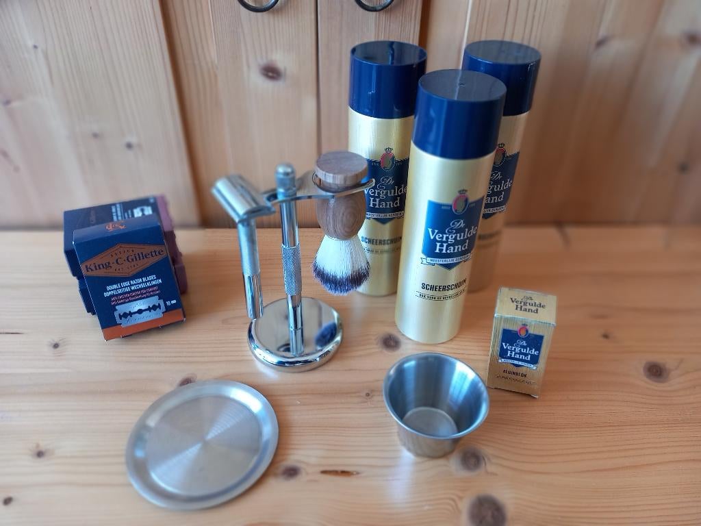 Te koop: Scheergerei, Gillette King C & De Vergulde Hand, Ophalen of Verzenden