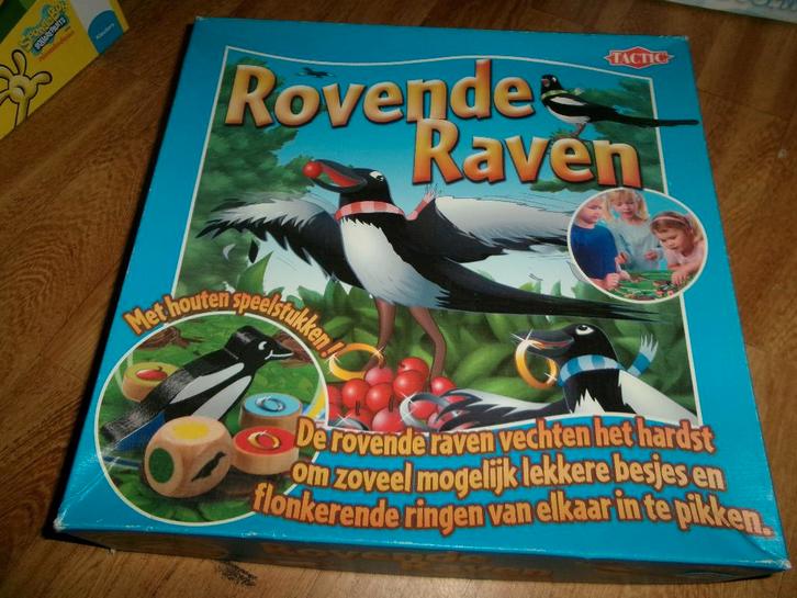 spel rovende raven, Hobby en Vrije tijd, Gezelschapsspellen | Bordspellen, Gebruikt, Drie of vier spelers, Ophalen of Verzenden