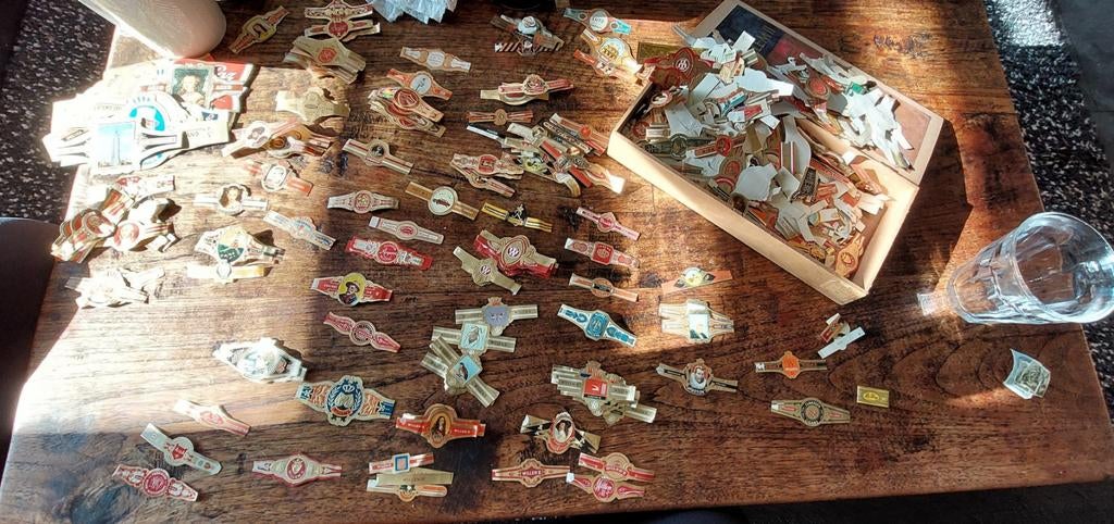 Verzameling sigarenbandjes, Ophalen of Verzenden