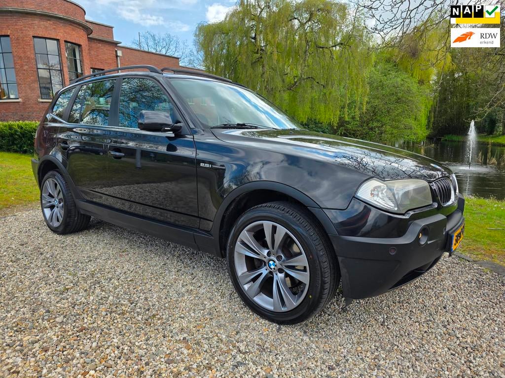 BMW X3 2.5i Executive AUTOMAAT/leer/PANORAMA, Auto's, BMW, Automaat, Zwart, Origineel Nederlands, Bedrijf