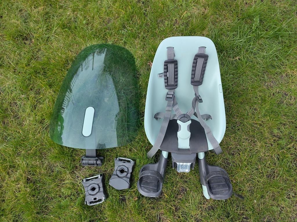 Urban Iki voorzitje met windscherm en 2 montagebeugels, Ophalen, Gebruikt, Voetsteuntjes