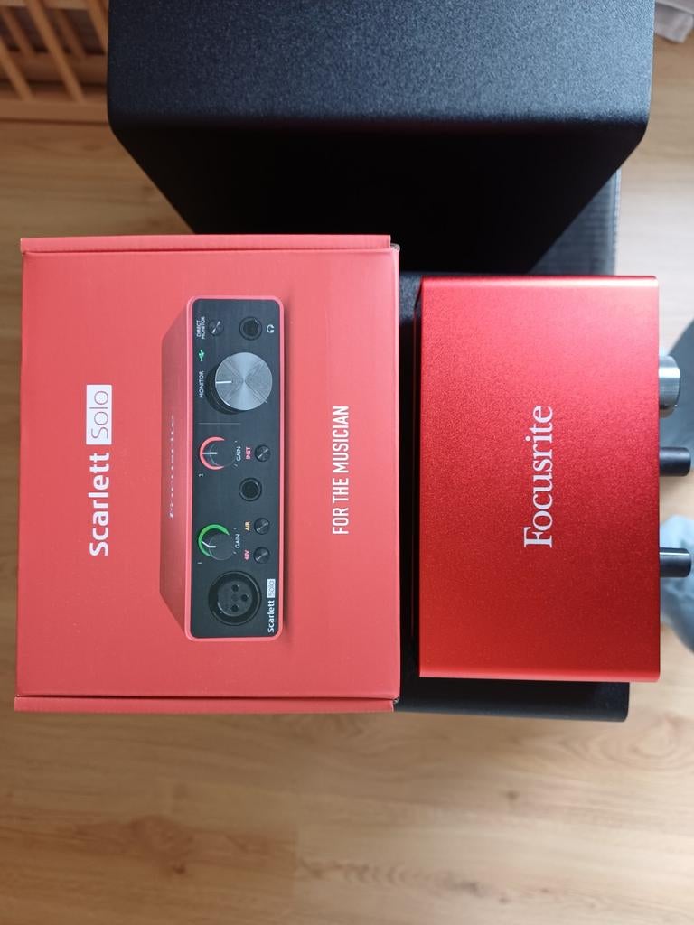 Focusrite Scarlett Solo 3rd Gen
ALS NIEUW!, Ophalen of Verzenden, Zo goed als nieuw