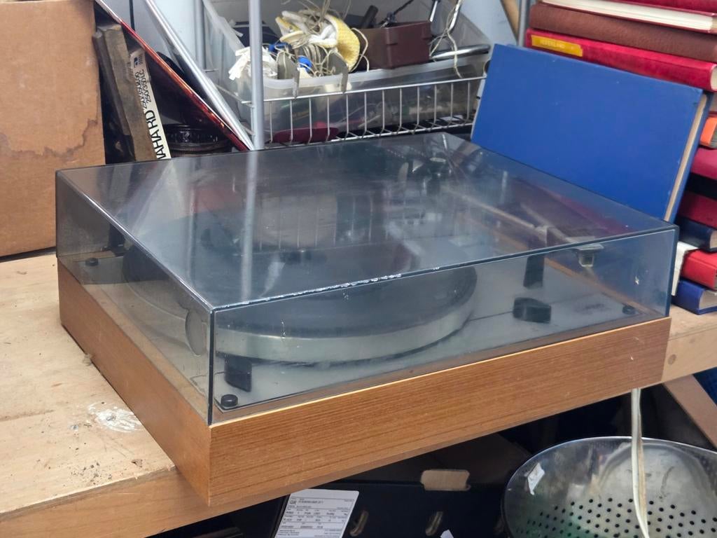 Thorens TD 166 Platenspeler met stofkap, Ophalen of Verzenden, Gebruikt, Platenspeler, Thorens