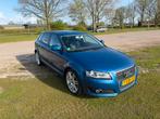 Audi A3 2.0 TDI 140pk 2008 Blauw, Auto's, Voorwielaandrijving, Stof, Zwart, 4 cilinders