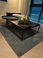 Eiken salontafel vierkant - Ethnicraft Thin Black, Ophalen, 100 tot 150 cm, Eikenhout, 50 tot 100 cm