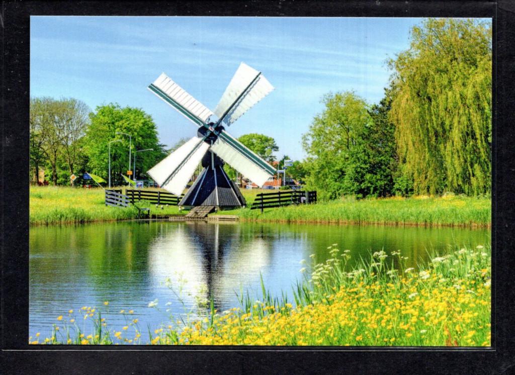 Poldermolen Molen Arkens te Franeker., Verzenden, 1980 tot heden, Ongelopen, Friesland