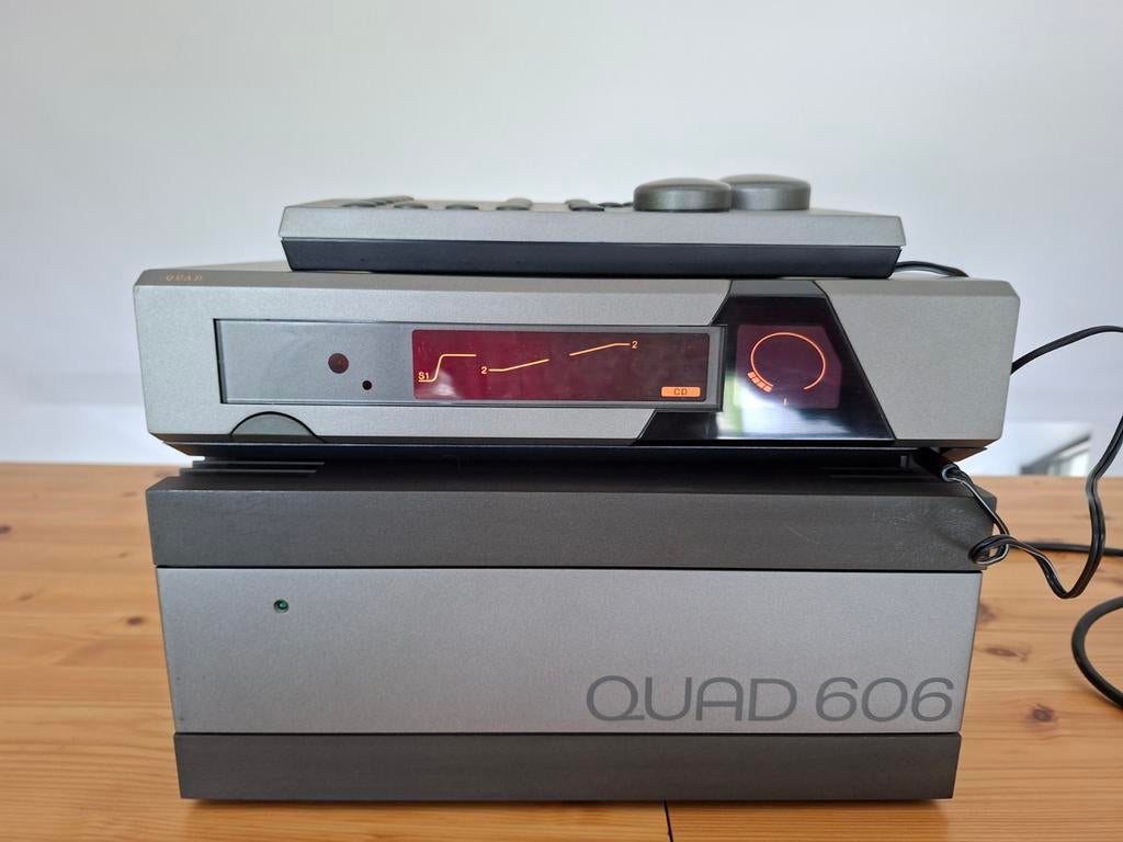 Quad 66 - Quad 606 voor - eindversterker, Gebruikt, 120 watt of meer, Stereo, Ophalen