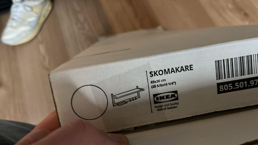 SKOMAKARE Wandplank, Ophalen, Nieuw