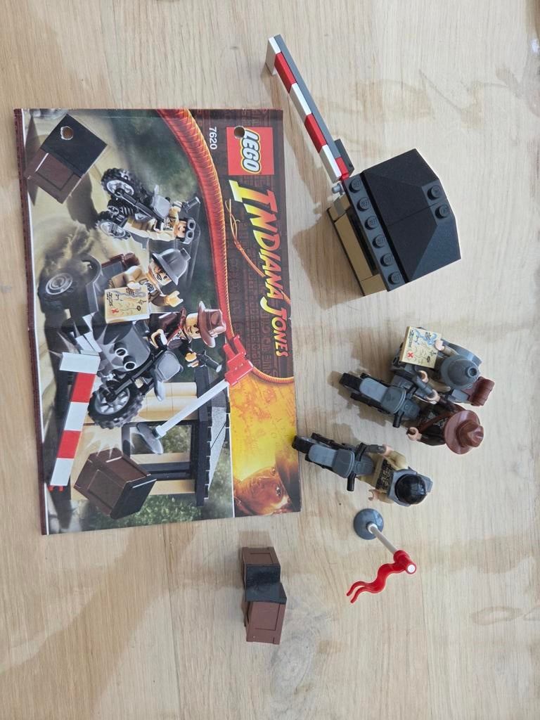 Lego indiana jones set 7620 compleet, Verzamelen, Transformers, Zo goed als nieuw, G1, Ophalen of Verzenden